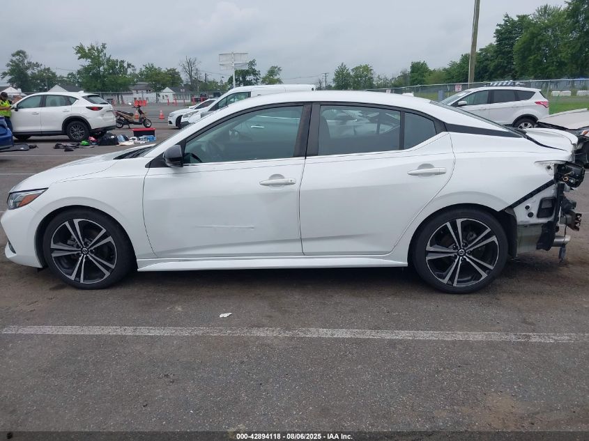 2020 Nissan Sentra Sr Xtronic Cvt VIN: 3N1AB8DV7LY213611 Lot: 42894118