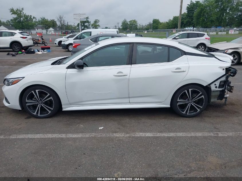 2020 Nissan Sentra Sr Xtronic Cvt VIN: 3N1AB8DV7LY213611 Lot: 42894118