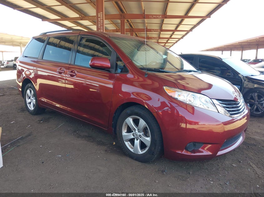 2013 TOYOTA SIENNA LE V6 8 PASSENGER - 5TDKK3DC5DS344788