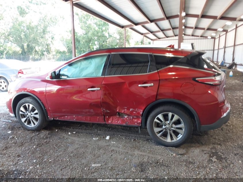 2017 Nissan Murano Platinum/S/Sl/Sv VIN: 5N1AZ2MG0HN109825 Lot: 42894232