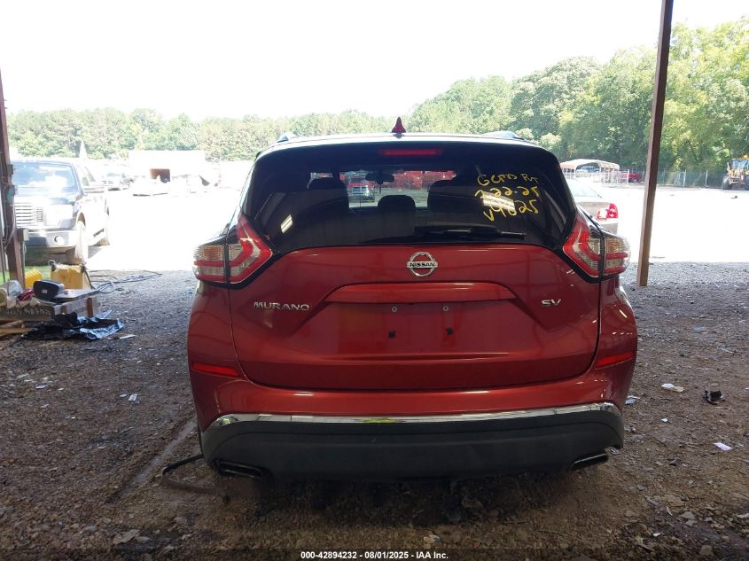 2017 Nissan Murano Platinum/S/Sl/Sv VIN: 5N1AZ2MG0HN109825 Lot: 42894232