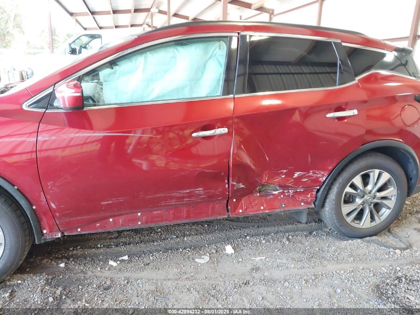 2017 Nissan Murano Platinum/S/Sl/Sv VIN: 5N1AZ2MG0HN109825 Lot: 42894232