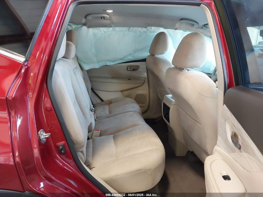 2017 Nissan Murano Platinum/S/Sl/Sv VIN: 5N1AZ2MG0HN109825 Lot: 42894232