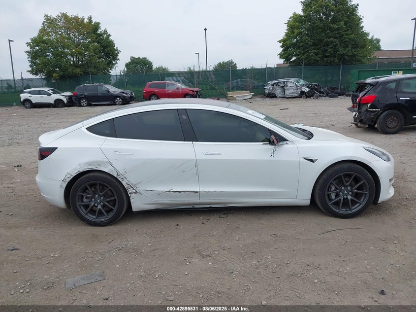 2018 Tesla Model 3 Long Range performance White Lot 111042895531 Vin 5YJ3E1EB7JF120718