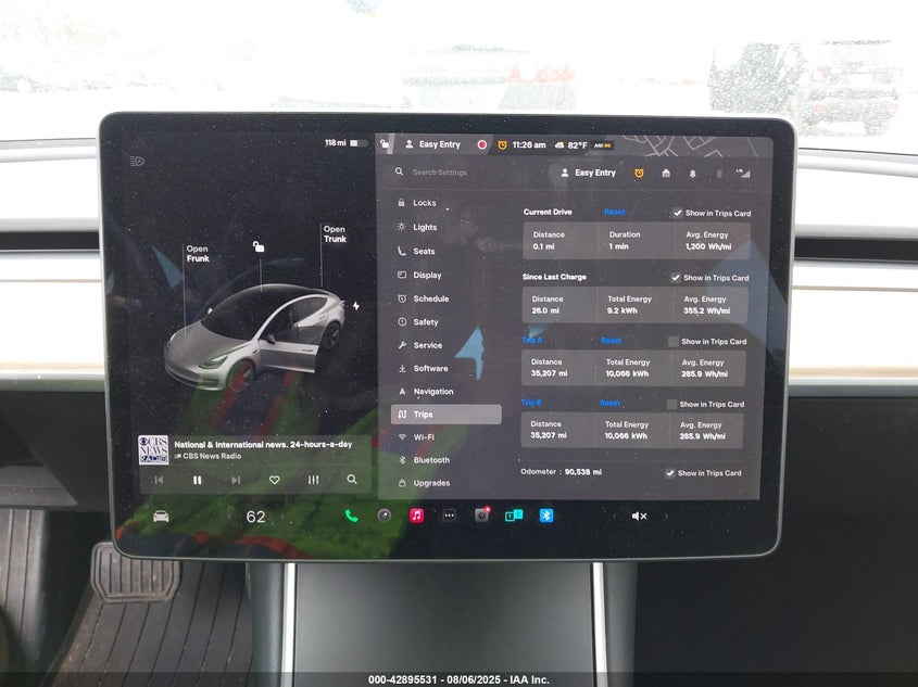 2018 Tesla Model 3 Long Range performance White Lot 111042895531 Vin 5YJ3E1EB7JF120718