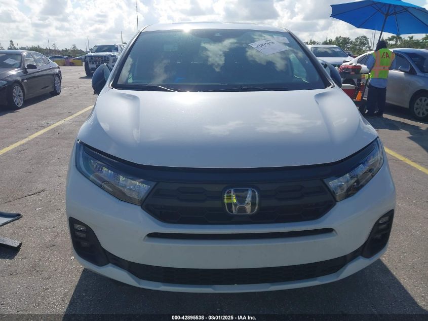 2025 Honda Odyssey - 5FNRL6H77SB054449
