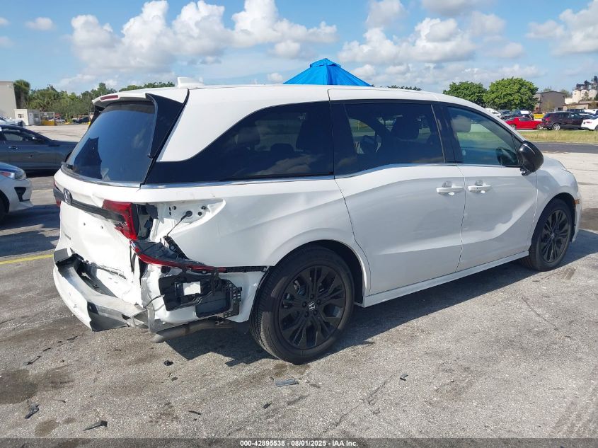 2025 Honda Odyssey - 5FNRL6H77SB054449