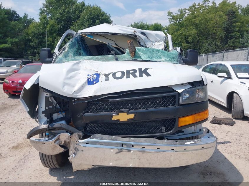 2024 Chevrolet Express Cargo Rwd 3500 Extended Wheelbase Wt VIN: 1GCZGHFP2R1270313 Lot: 42895885