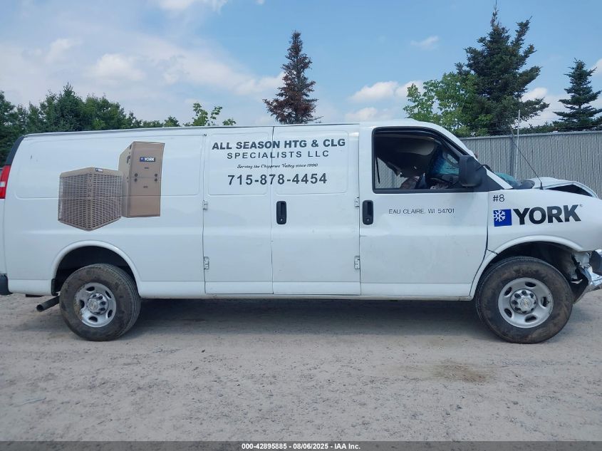 2024 Chevrolet Express Cargo Rwd 3500 Extended Wheelbase Wt VIN: 1GCZGHFP2R1270313 Lot: 42895885