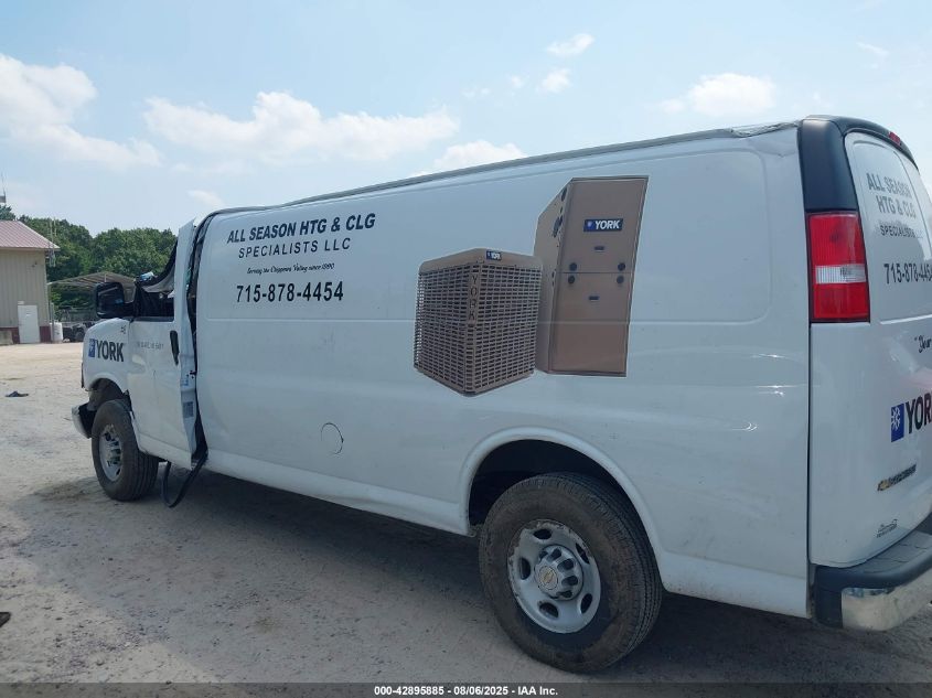 2024 Chevrolet Express Cargo Rwd 3500 Extended Wheelbase Wt VIN: 1GCZGHFP2R1270313 Lot: 42895885