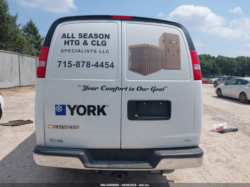 2024 Chevrolet Express Cargo Rwd 3500 Extended Wheelbase Wt VIN: 1GCZGHFP2R1270313 Lot: 42895885