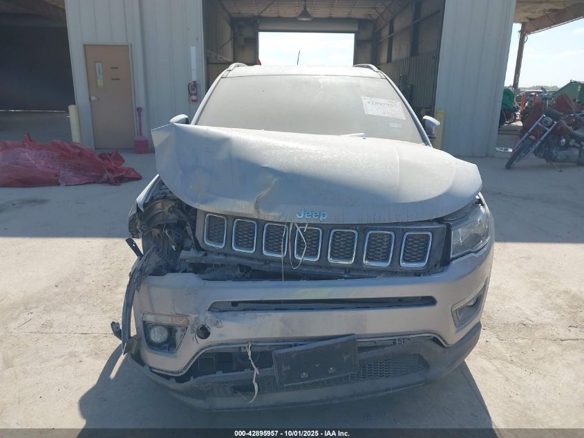 2021 Jeep Compass Latitude Fwd VIN: 3C4NJCBB9MT604710 Lot: 42895957