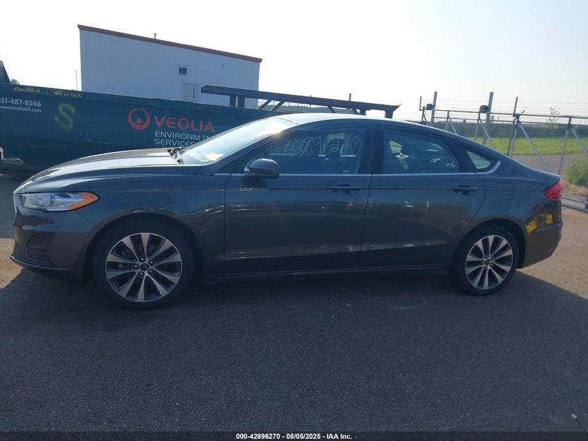 2019 Ford Fusion Se VIN: 3FA6P0T9XKR274847 Lot: 42896270