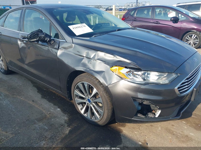 2019 Ford Fusion Se VIN: 3FA6P0T9XKR274847 Lot: 42896270