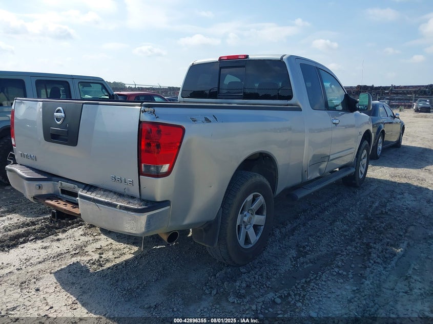 2004 Nissan Titan Le VIN: 1N6AA06B04N534373 Lot: 42896355