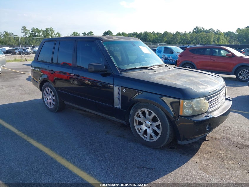 2009 Land Rover Range Rover Hse black  Gasoline SALMF15419A305296 photo #1