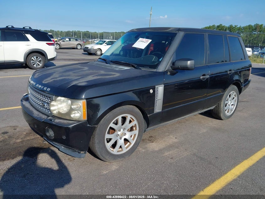 2009 Land Rover Range Rover Hse black  Gasoline SALMF15419A305296 photo #3