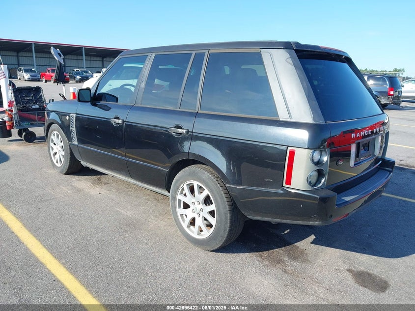 2009 Land Rover Range Rover Hse black  Gasoline SALMF15419A305296 photo #4