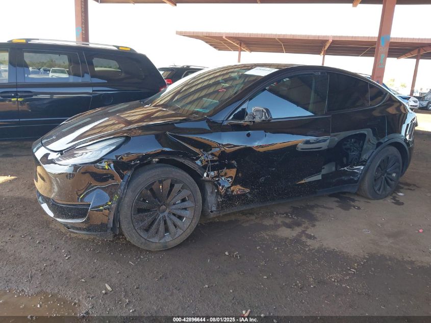 2021 Tesla Model Y Long Range Dual Motor All-Wheel Drive VIN: 5YJYGDEEXMF153633 Lot: 42896644