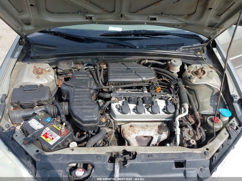 2004 Honda Civic Lx VIN: 2HGES16594H615254 Lot: 42896730