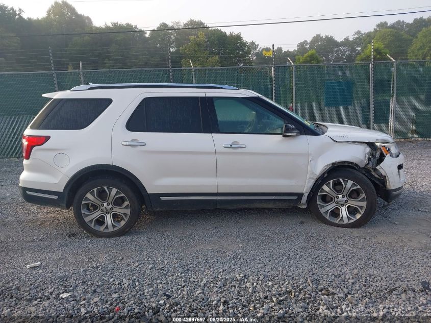 2018 Ford Explorer Platinum VIN: 1FM5K8HT2JGB35742 Lot: 42897697