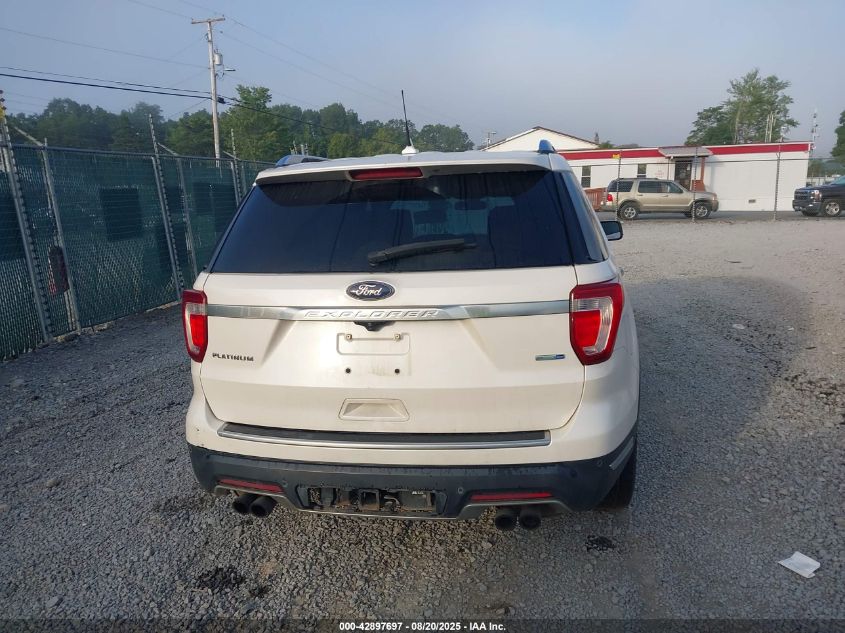 2018 Ford Explorer Platinum VIN: 1FM5K8HT2JGB35742 Lot: 42897697