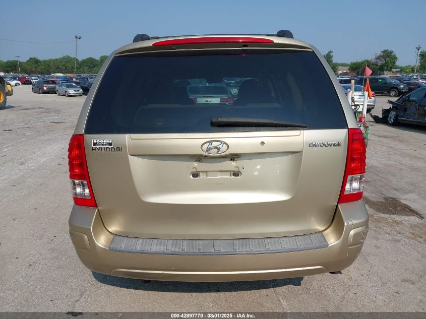 2008 Hyundai Entourage Gls/Limited VIN: KNDMC233386046862 Lot: 42897770