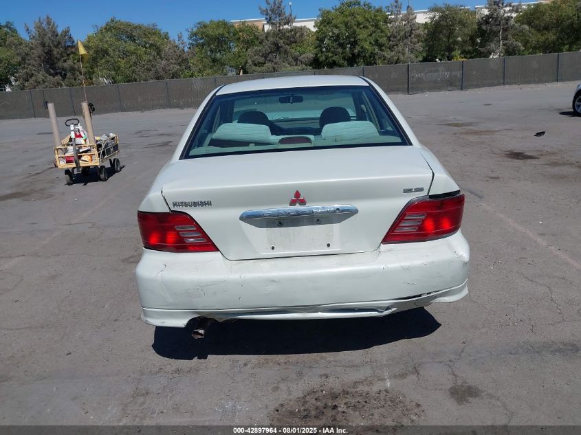 2001 Mitsubishi Galant Es V6/Gtz VIN: 4A3AA46H51E119024 Lot: 42897964