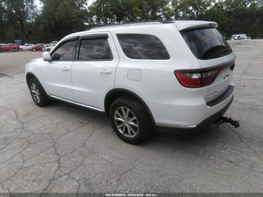 Vin: 1c4rdjdg5fc114429, lot: 43391772, dodge durango limited 20153