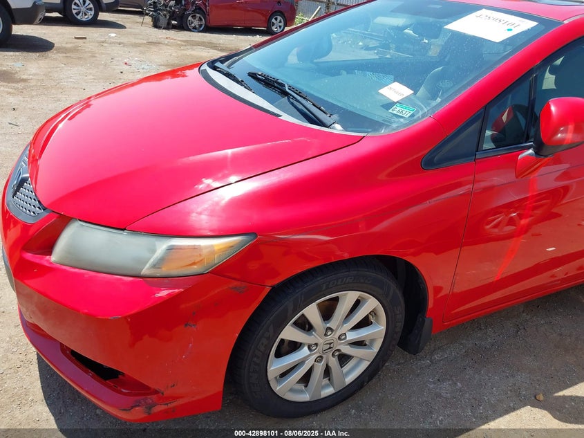 2012 Honda Civic Ex VIN: 2HGFG3B87CH545138 Lot: 42898101