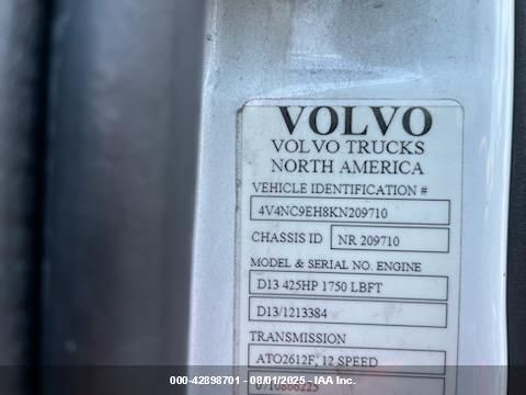2019 Volvo VNL - 4V4NC9EH8KN209710