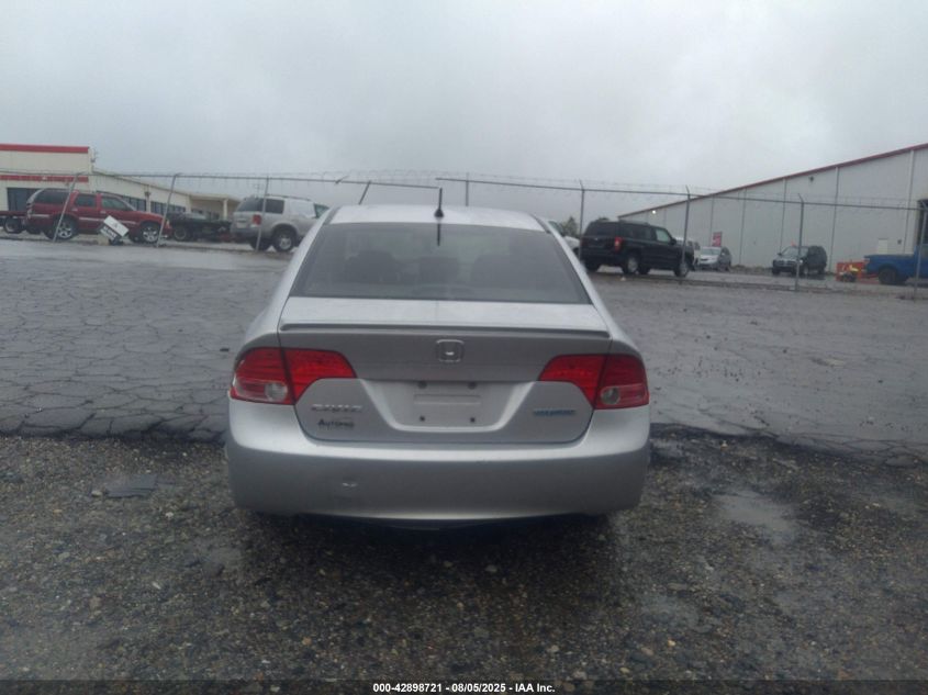 2008 Honda Civic Hybrid VIN: JHMFA36278S004854 Lot: 42898721