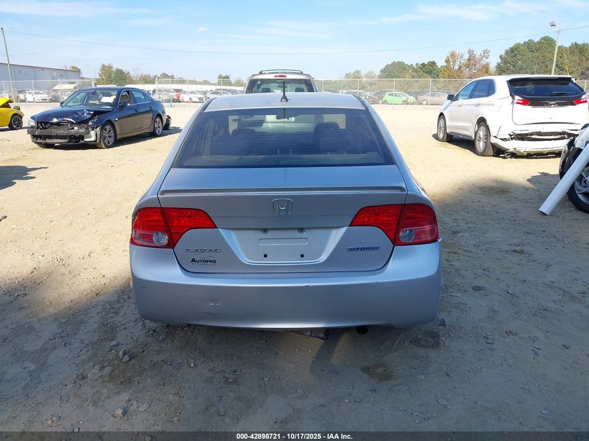 2008 Honda Civic Hybrid VIN: JHMFA36278S004854 Lot: 42898721