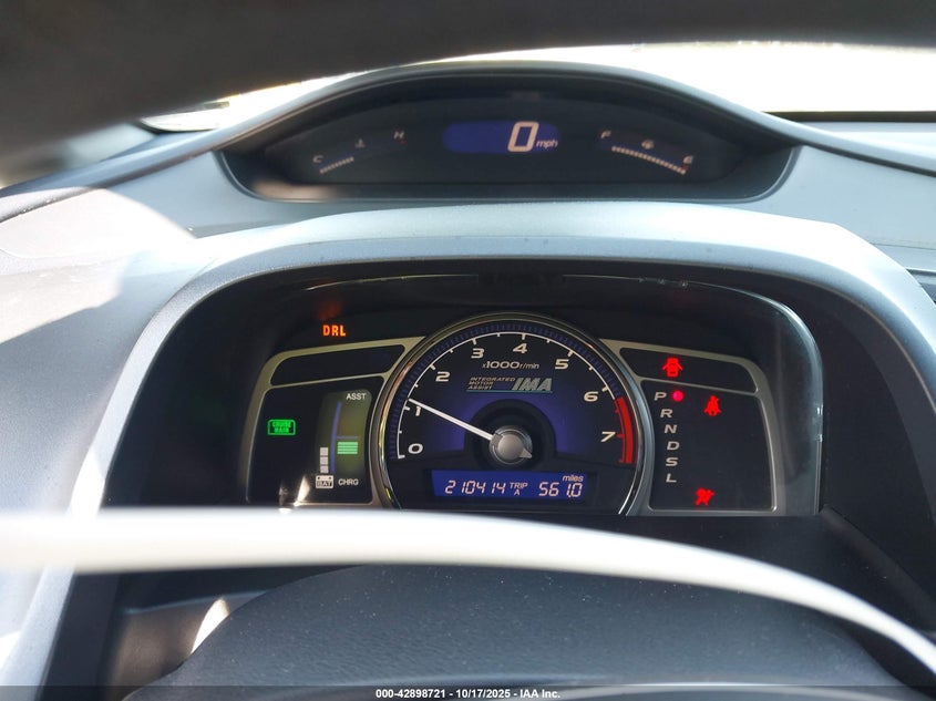 2008 Honda Civic Hybrid VIN: JHMFA36278S004854 Lot: 42898721