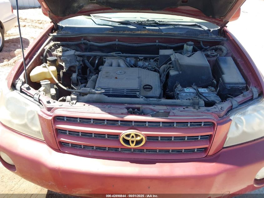 2002 Toyota Highlander Limited V6 VIN: JTEGF21A220071795 Lot: 42898844