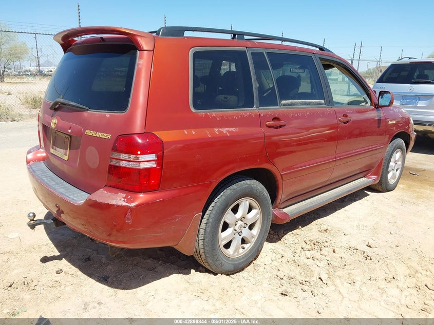 JTEGF21A220071795 2002 TOYOTA HIGHLANDER photo no. 4