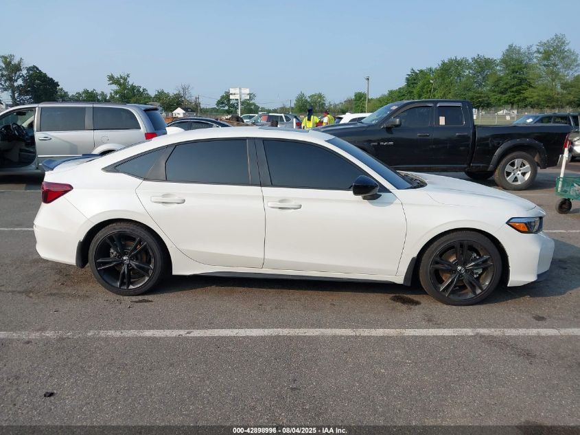 2025 Honda Civic Si Base W/High Performance Summer Tires/ VIN: 2HGFE1E59SH471523 Lot: 42898996