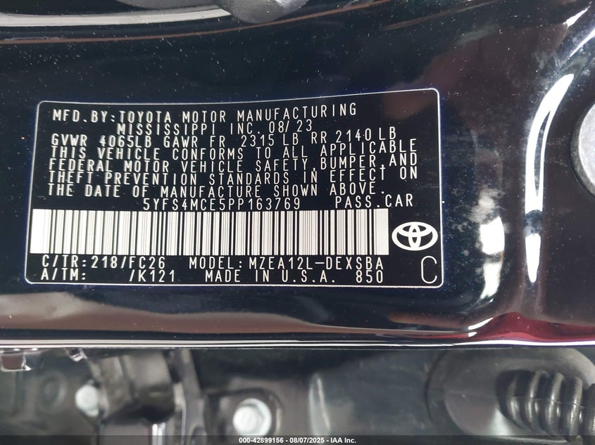 2023 TOYOTA COROLLA SE - 5YFS4MCE5PP163769