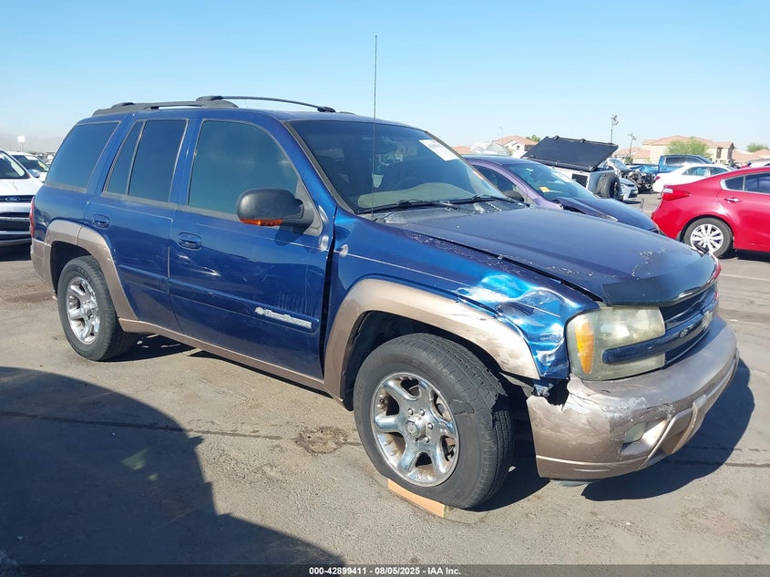 1GNDS13S822313729 2002 Chevrolet Trailblazer Ltz auction photo 1