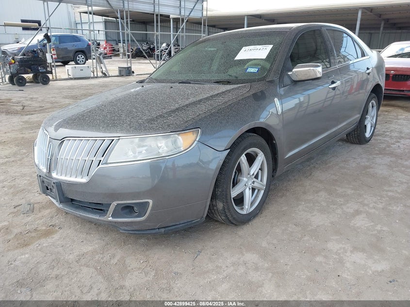 2010 Lincoln Mkz grey sedan gasoline 3LNHL2GC4AR609255 photo #3