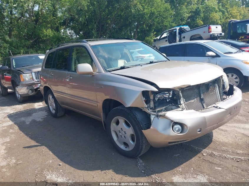 2004 Toyota Highlander Limited V6 VIN: JTEEP21A040003678 Lot: 42899543