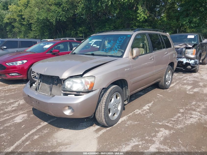 2004 Toyota Highlander Limited V6 VIN: JTEEP21A040003678 Lot: 42899543