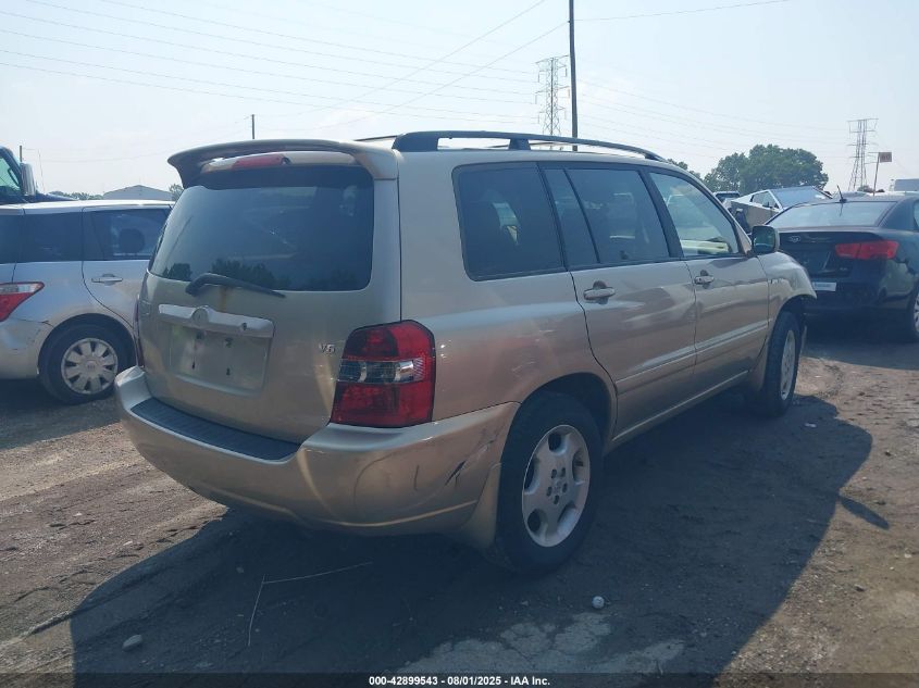 2004 Toyota Highlander Limited V6 VIN: JTEEP21A040003678 Lot: 42899543
