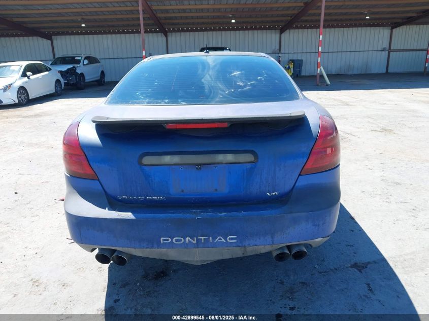 2007 Pontiac Grand Prix Gxp VIN: 2G2WC55CX71161962 Lot: 42899545