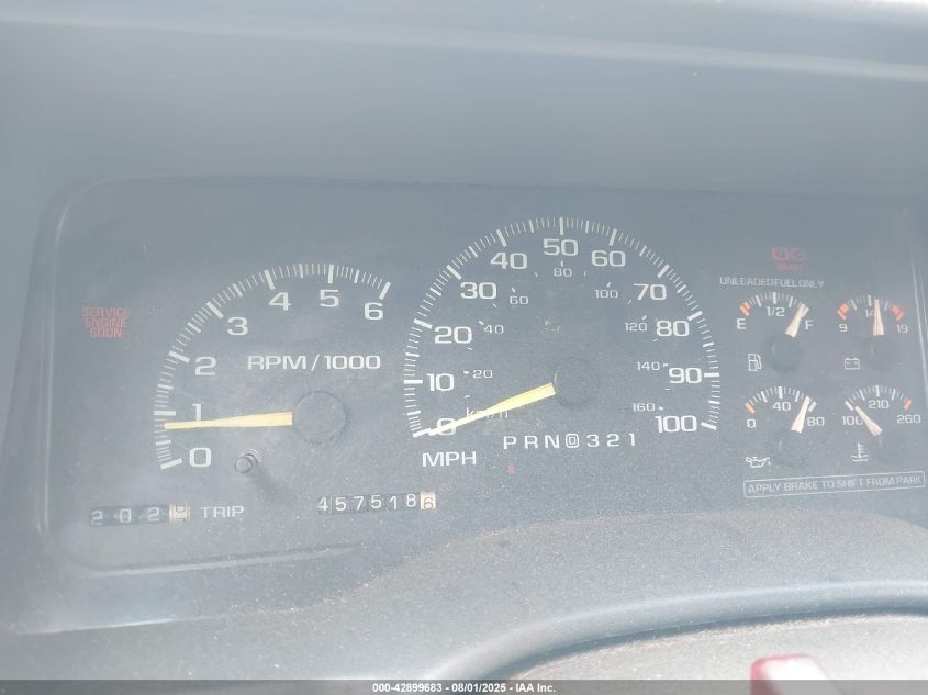 1998 GMC Yukon Sle VIN: 1GKEK13R1WJ735108 Lot: 42899683