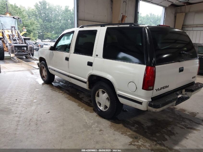 1998 GMC Yukon Sle VIN: 1GKEK13R1WJ735108 Lot: 42899683