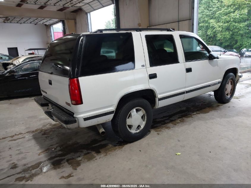 1998 GMC Yukon Sle VIN: 1GKEK13R1WJ735108 Lot: 42899683