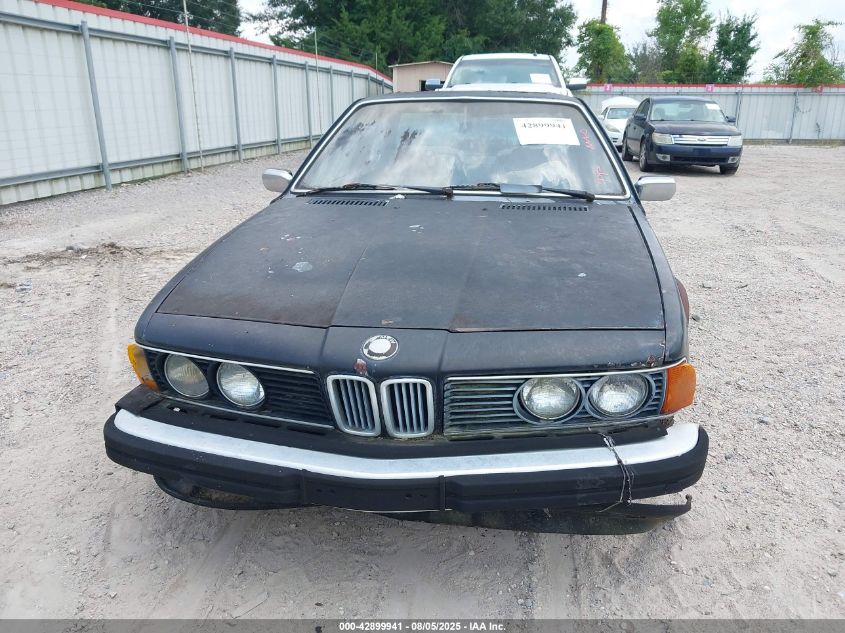 1984 BMW 633 Csi VIN: WBAEB7406E6727129 Lot: 42899941