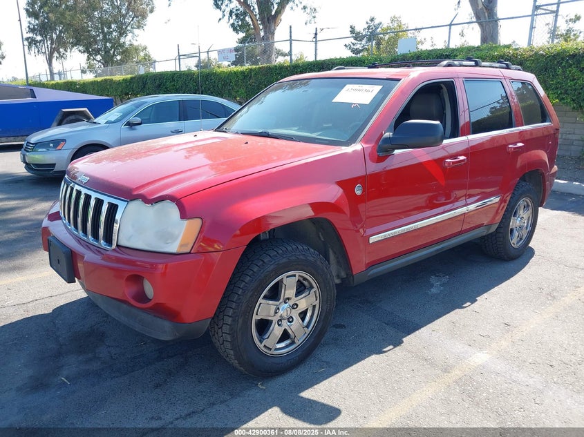 2005 Jeep Grand Cherokee Limited red other gasoline 1J4HR58N15C677399 photo #3