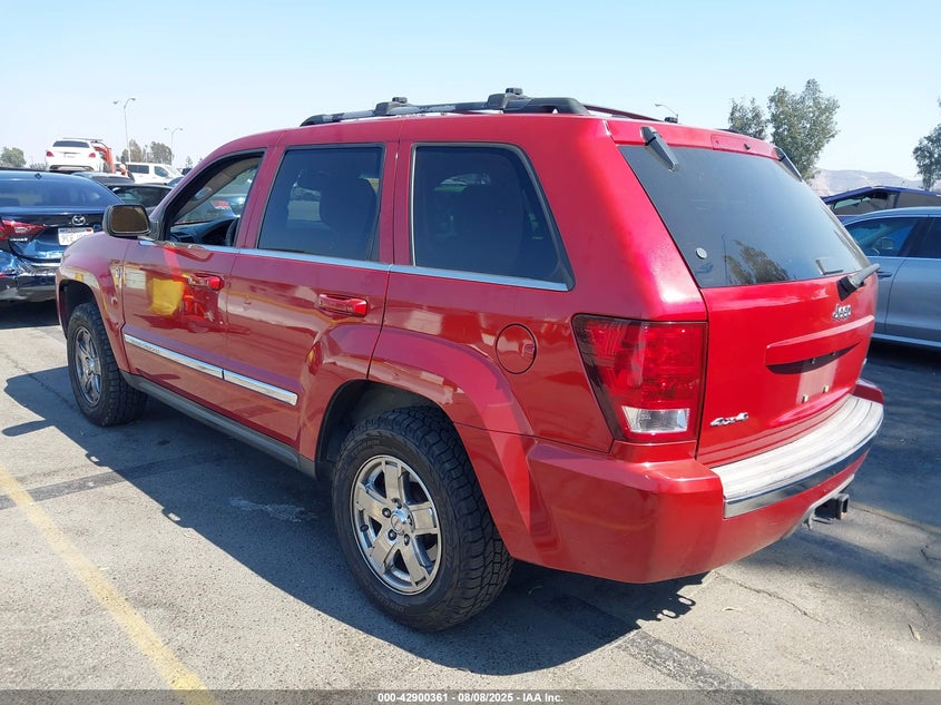 2005 Jeep Grand Cherokee Limited red other gasoline 1J4HR58N15C677399 photo #4